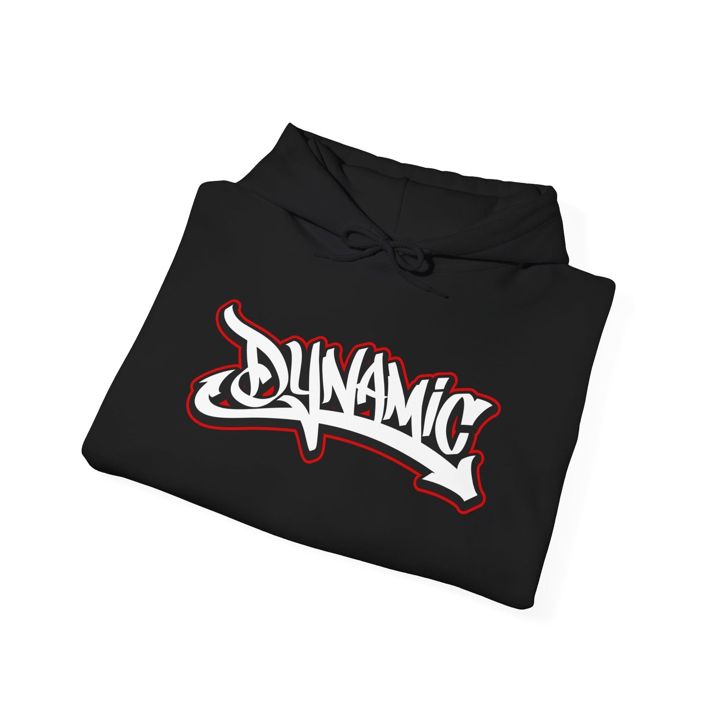 DYNAMIC - Hooded Sweatshirt - RED Outline