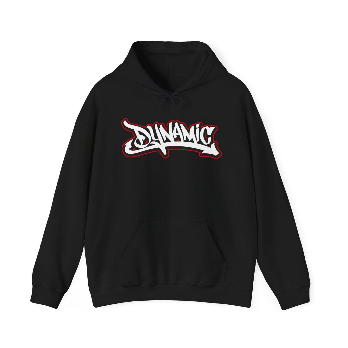 DYNAMIC - Hooded Sweatshirt - RED Outline