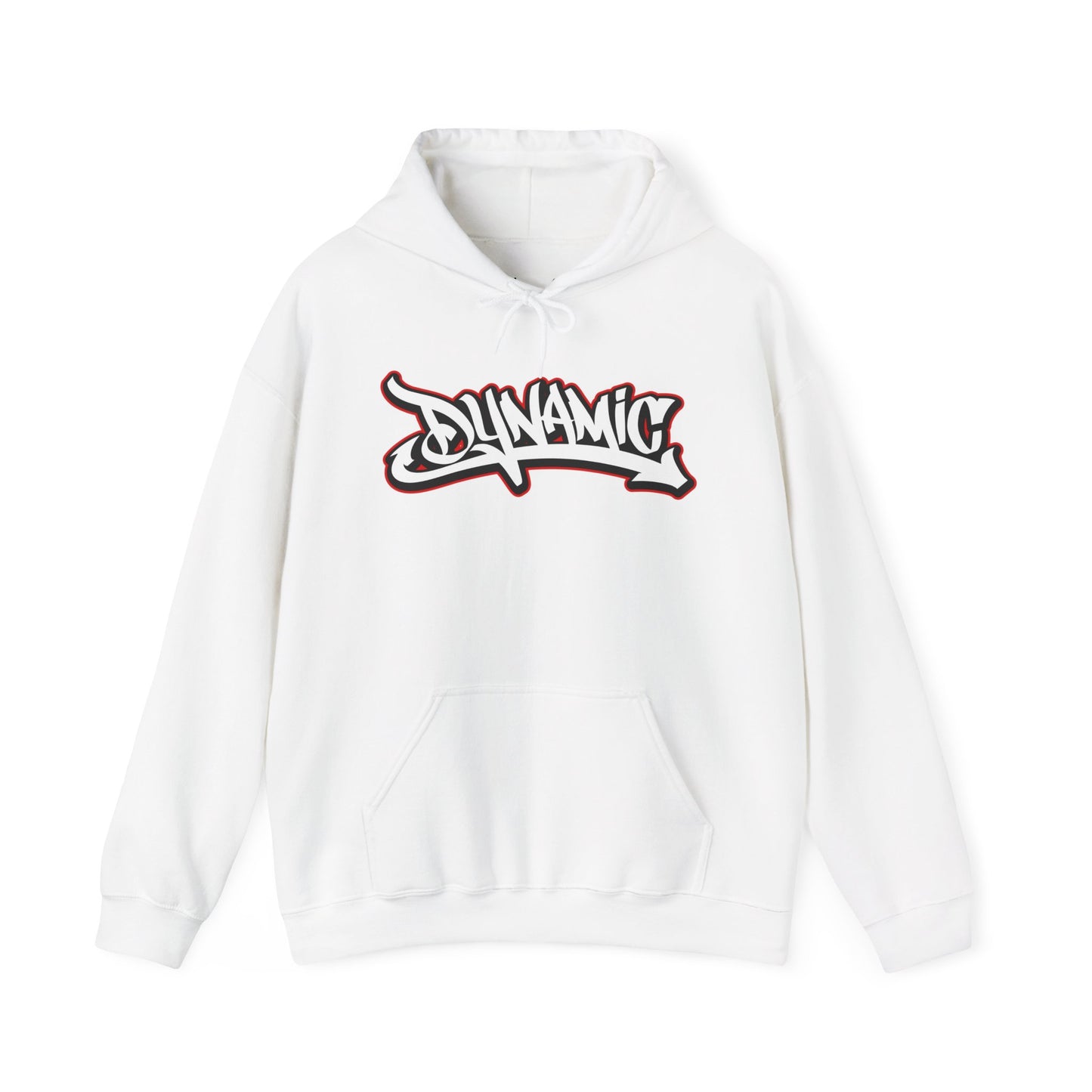 DYNAMIC - Hooded Sweatshirt - RED Outline