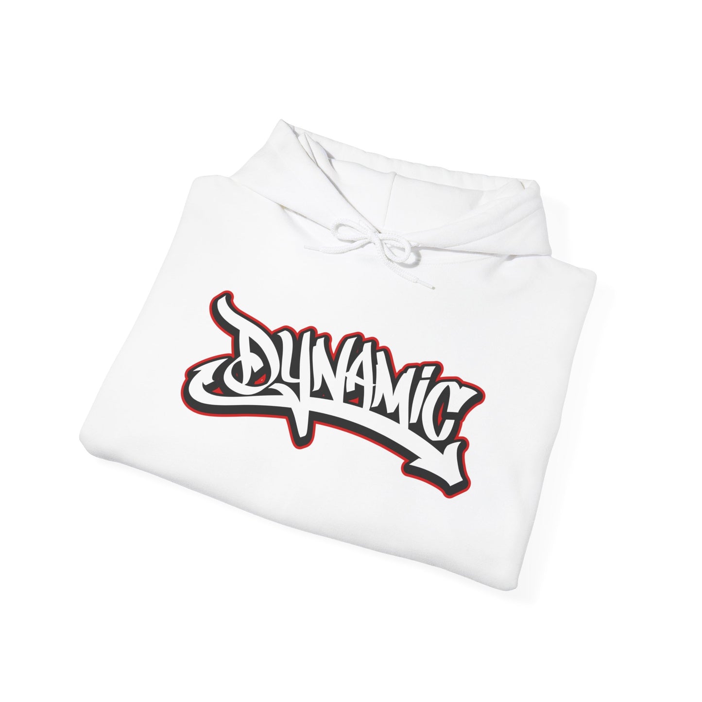 DYNAMIC - Hooded Sweatshirt - RED Outline