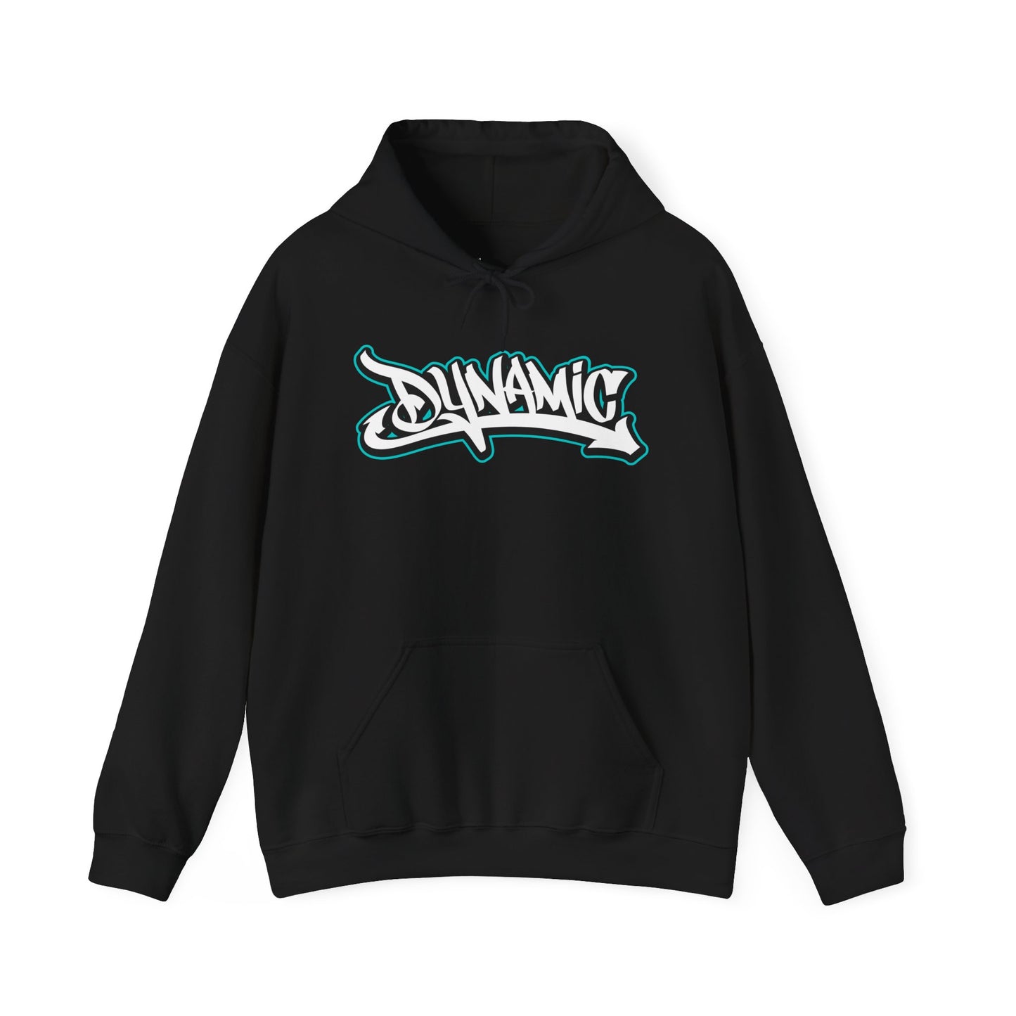 DYNAMIC - Hooded Sweatshirt - BLUE outline